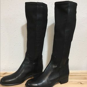 Nine West Black Leather Joesmo Riding Boot Unworn
